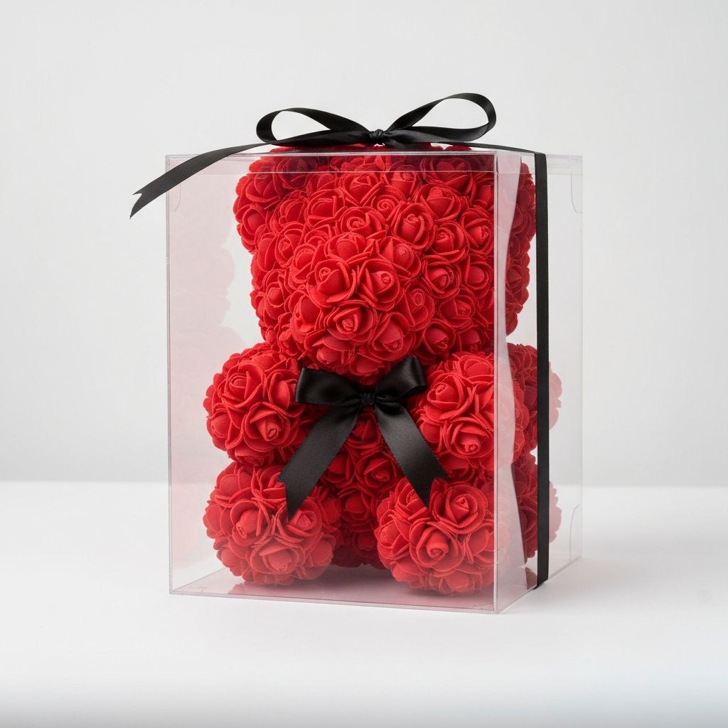 Luxe Roosbeer Rood - 40cm